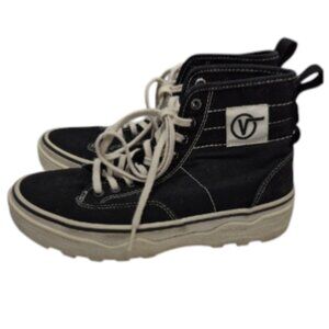 Vans Sentry Black High-Top Sneakers Old School Women's Size 8 Unisex Streetwear